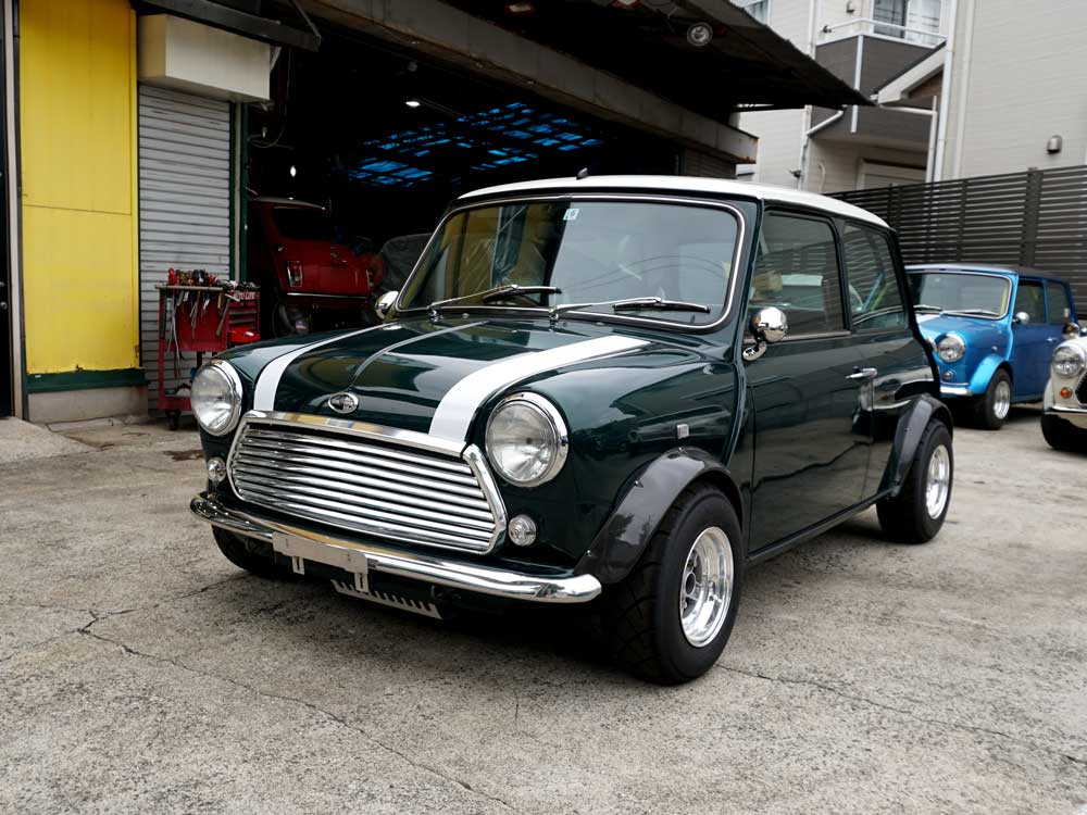 1998年式ミニ/緑/M/T/1300cc/          1998年式ミニ/緑/M/T/1300cc/