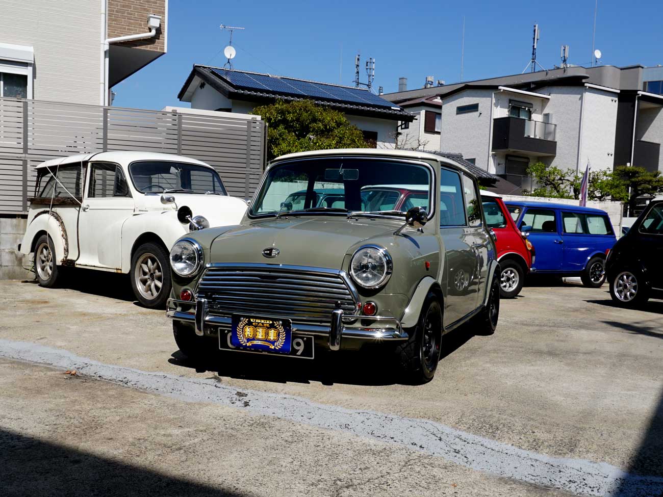 1996年式ミニ／ツイードグレー／M/T／1300cc／　　　　　　